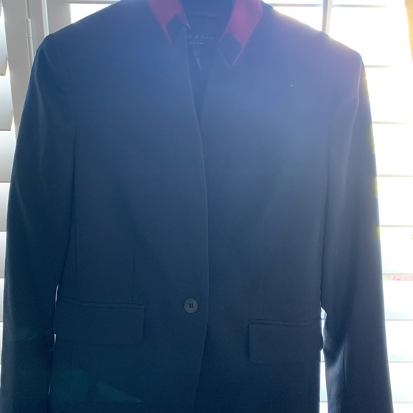 Rag and Bone wool black blazer in size 2. - Picture 3 of 4
